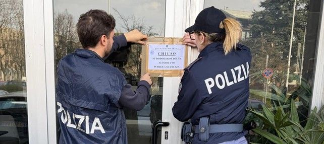 Chiusura di un bar a Busto Arsizio per gravi irregolarità