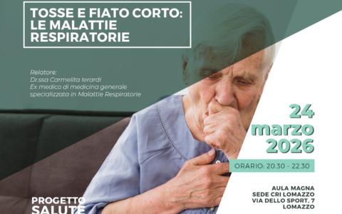 Croce Rossa: incontro sulle malattie respiratorie