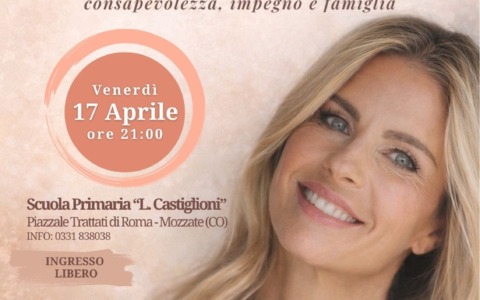 Martina Colombari sarà a Mozzate per una serata dedicata alla salute