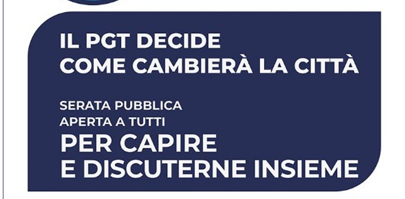 SìAmo Castellanza invita a una serata sul PGT per la cittadinanza