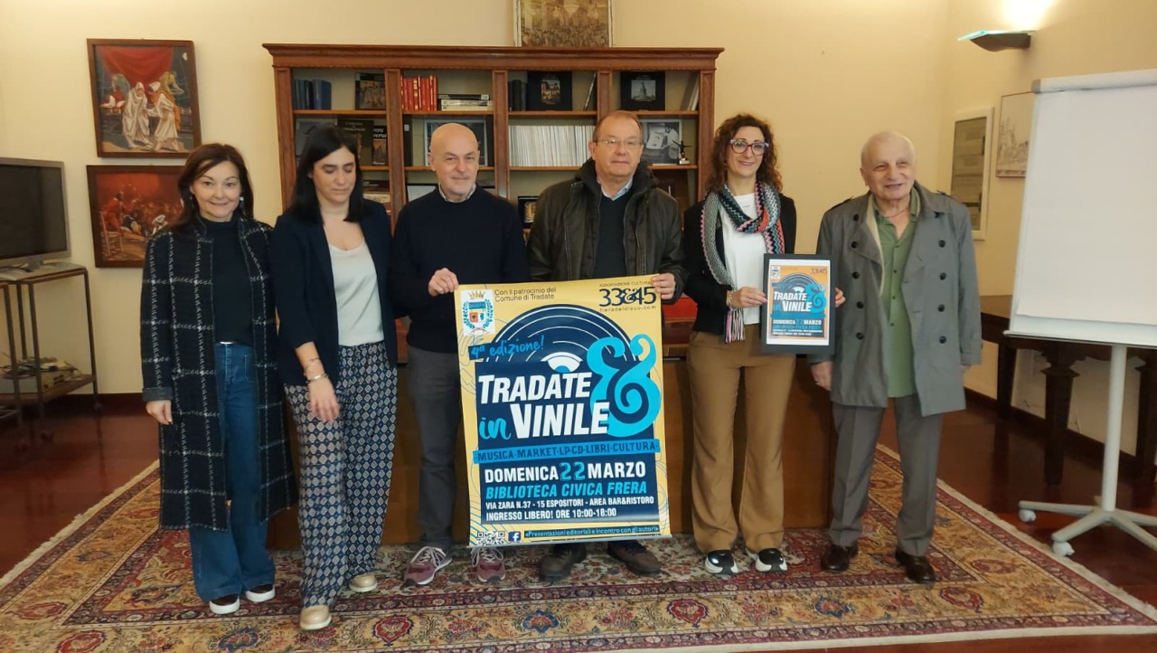 Tradate in Vinile: la musica torna alla biblioteca Frera