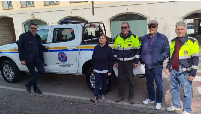 Un nuovo veicolo per la Protezione Civile in memoria di Piero Zucca