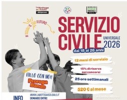 Due opportunità al Sandalo per il Servizio civile universale