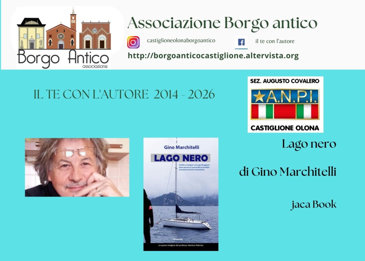 Gino Marchitelli protagonista de “Il tè con l’autore”