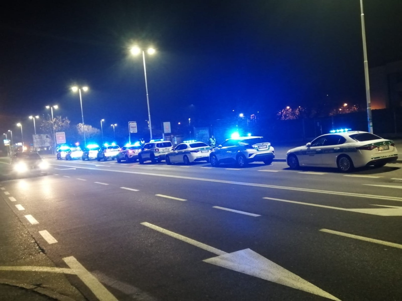 Operazione congiunta della Polizia Locale per la sicurezza stradale