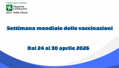 Settimana mondiale dell’immunizzazione: ASST Valle Olona offre vaccini e iniziative gratuite