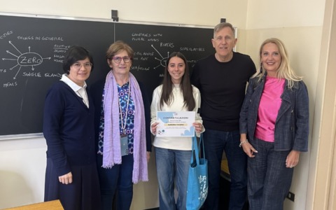 Aurora Favero, borsa di studio internazionale dall’Istituto Orsoline agli Stati Uniti