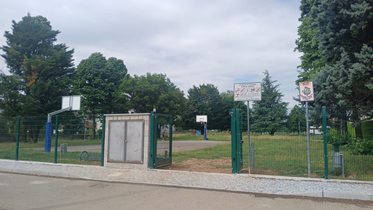 Cislago chiude il parco di notte per contrastare l’inciviltà