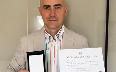 Fabio Longhi insignito della «Stella al Merito del Lavoro»