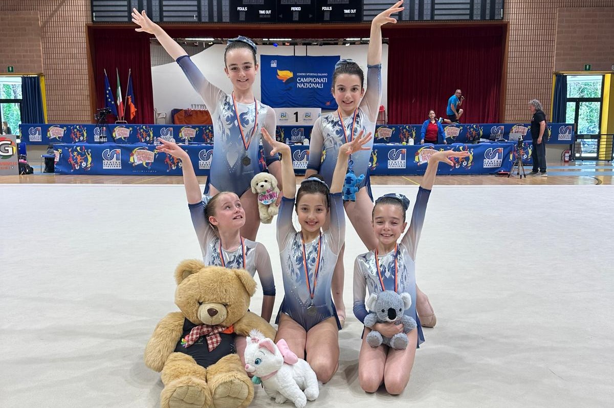 Gymnastikè, ottimo piazzamento alle finali nazionali di Ginnastica Ritmica
