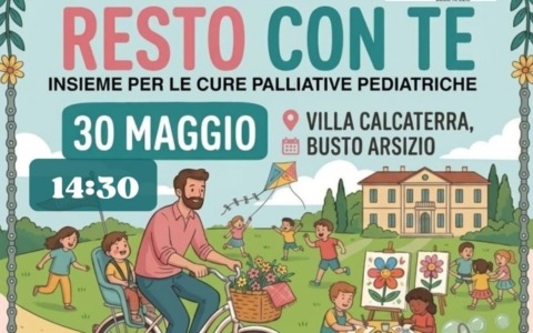Il Giro d’Italia delle Cure Palliative Pediatriche fa tappa a Busto Arsizio