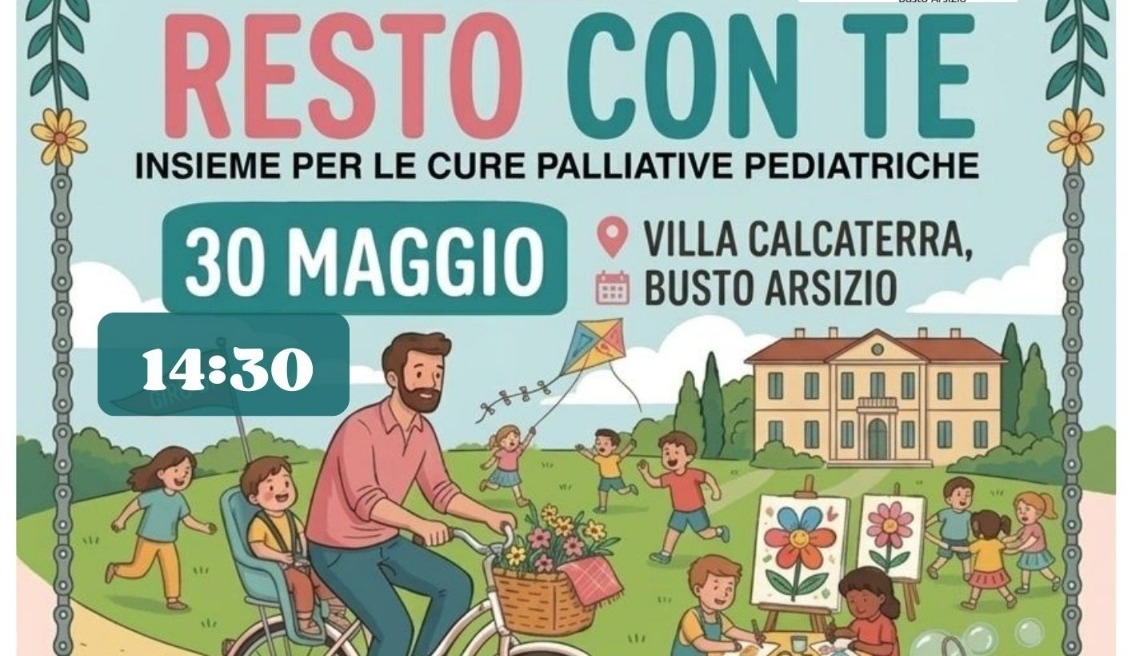Il Giro d’Italia delle Cure Palliative Pediatriche fa tappa a Busto Arsizio