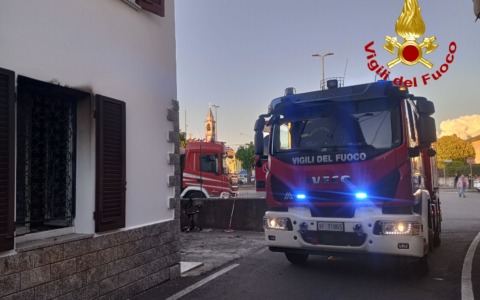 Incendio in un’abitazione a Fagnano Olona
