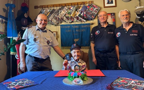 La tessera dell’Anc per Ottilia Cerati, 102 anni di storia