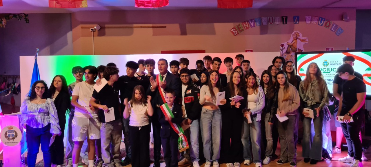 Celebrazione del battesimo civico con Anthony Morse