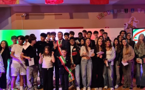 Celebrazione del battesimo civico con Anthony Morse