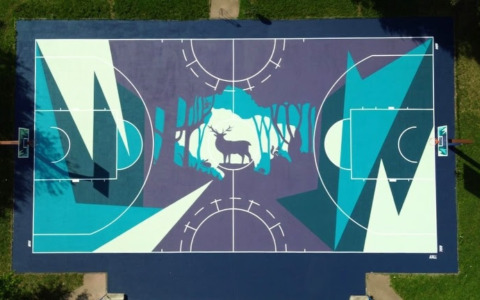Domenica si inaugura il nuovo campo da basket di Villaggio Brollo