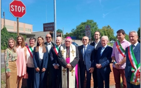 Inaugurata a Fagnano Olona la via dedicata a Giannino Landoni