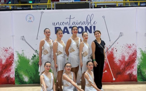 Le majorettes brillano in Coppa Italia