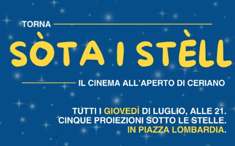 Sòta i stèll in piazza: cinque giovedì di cinema per rivivere il 2006