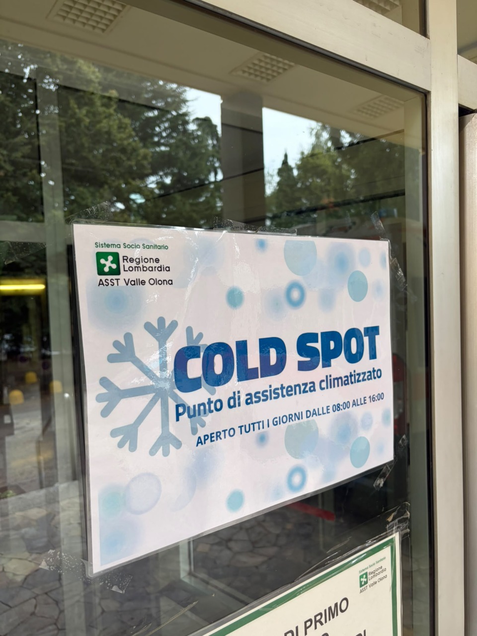 A Somma Lombardo apre il primo Cold Spot di ASST Valle Olona