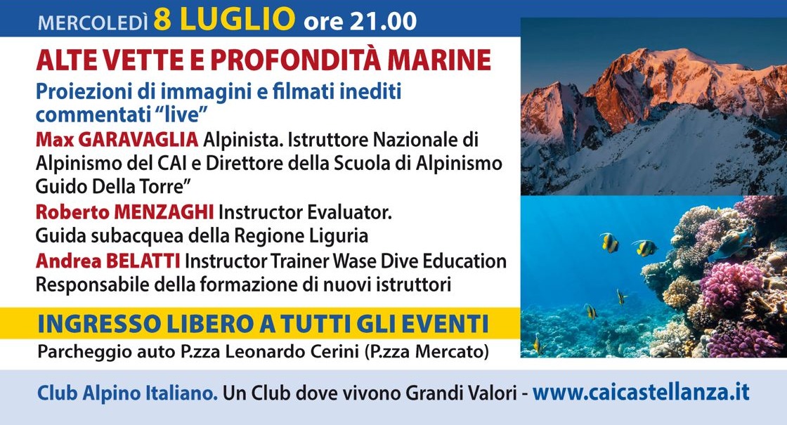 Alpinismo e immersioni: un incontro tra vette e fondali