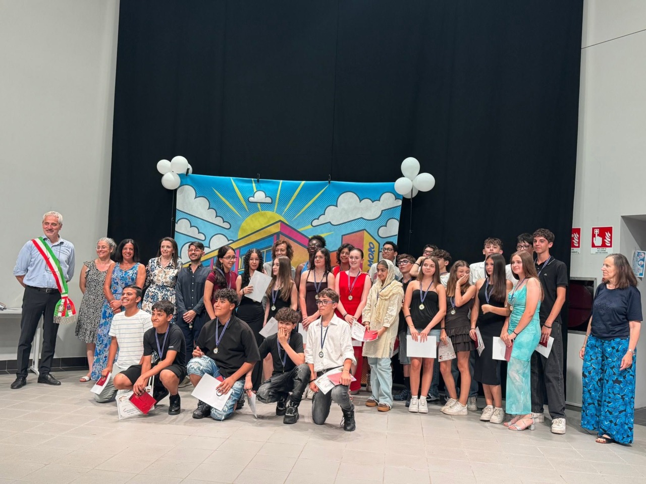 Celebrazione per i diplomati di terza media a Cislago