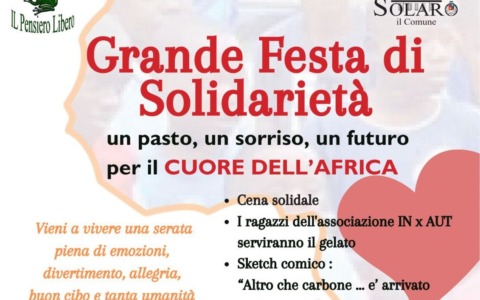 Festa di solidarietà per i bambini della Repubblica Centrafricana