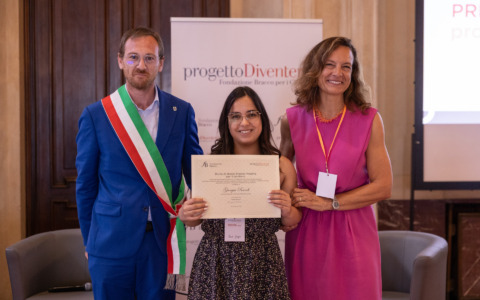 Giorgia Randi di Ceriano Laghetto premiata a Palazzo Marino nel progetto “Diventerò”