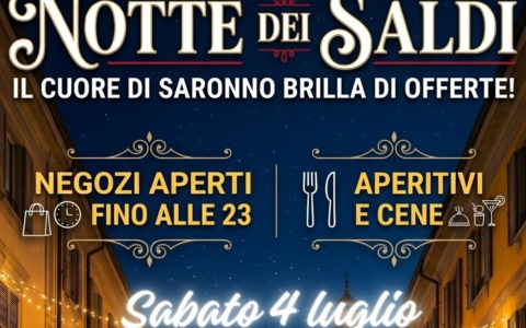 Inizia il periodo dei saldi con Shopping sotto le stelle