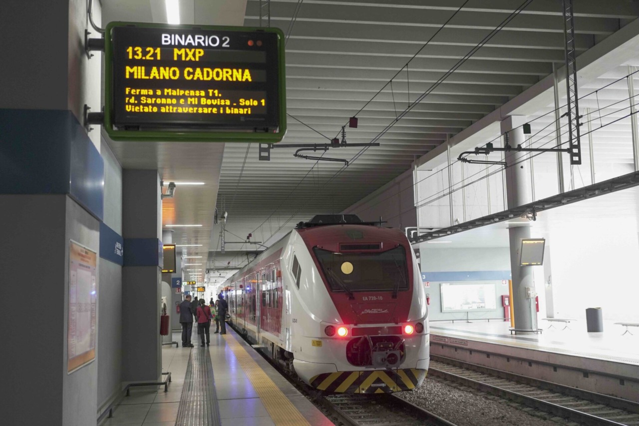 Lavori sulla linea per Malpensa: variazioni nei servizi ferroviari dal 13 al 17 e dal 20 al 24 luglio