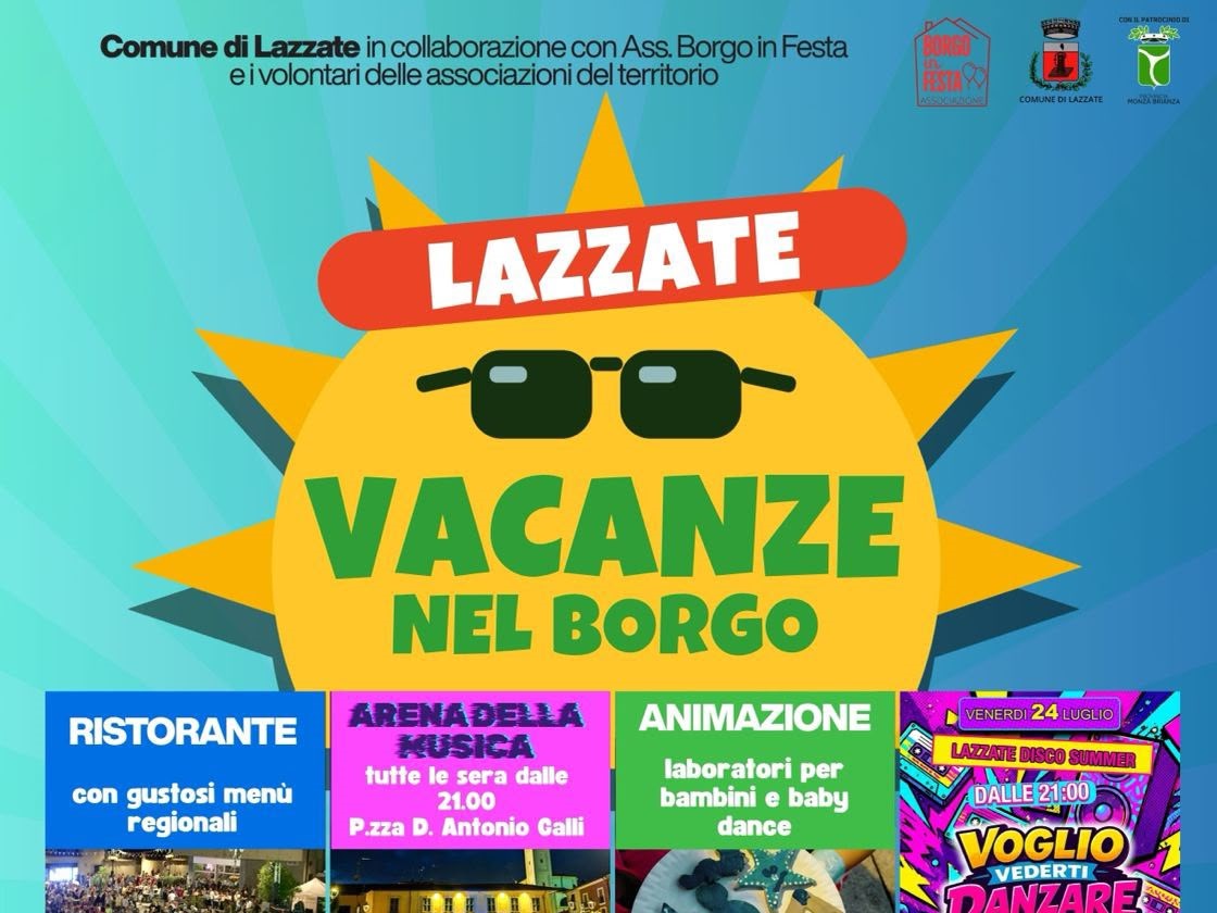 Lazzate celebra le vacanze nel borgo con eventi per tutti