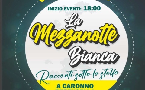 Mezzanotte bianca: racconti sotto le stelle a Caronno Pertusella