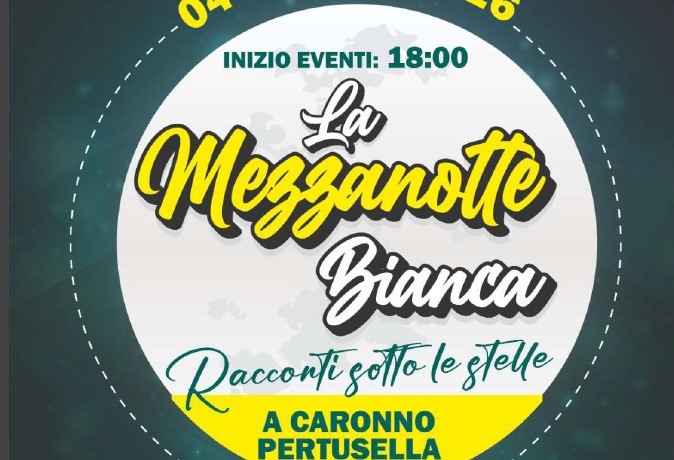 Mezzanotte bianca: racconti sotto le stelle a Caronno Pertusella