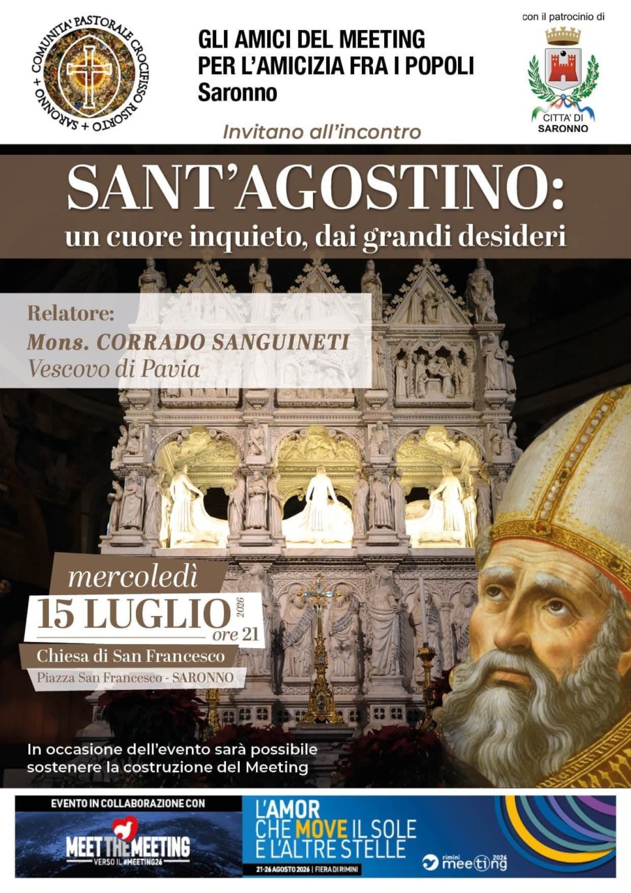 Monsignor Sanguineti discute di Sant’Agostino