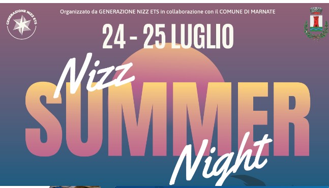 Nizz Summer Night: due serate di musica e divertimento