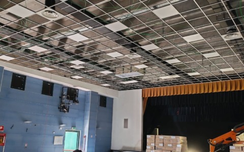 Ripristinata la sala polifunzionale di Turate dopo la grandinata