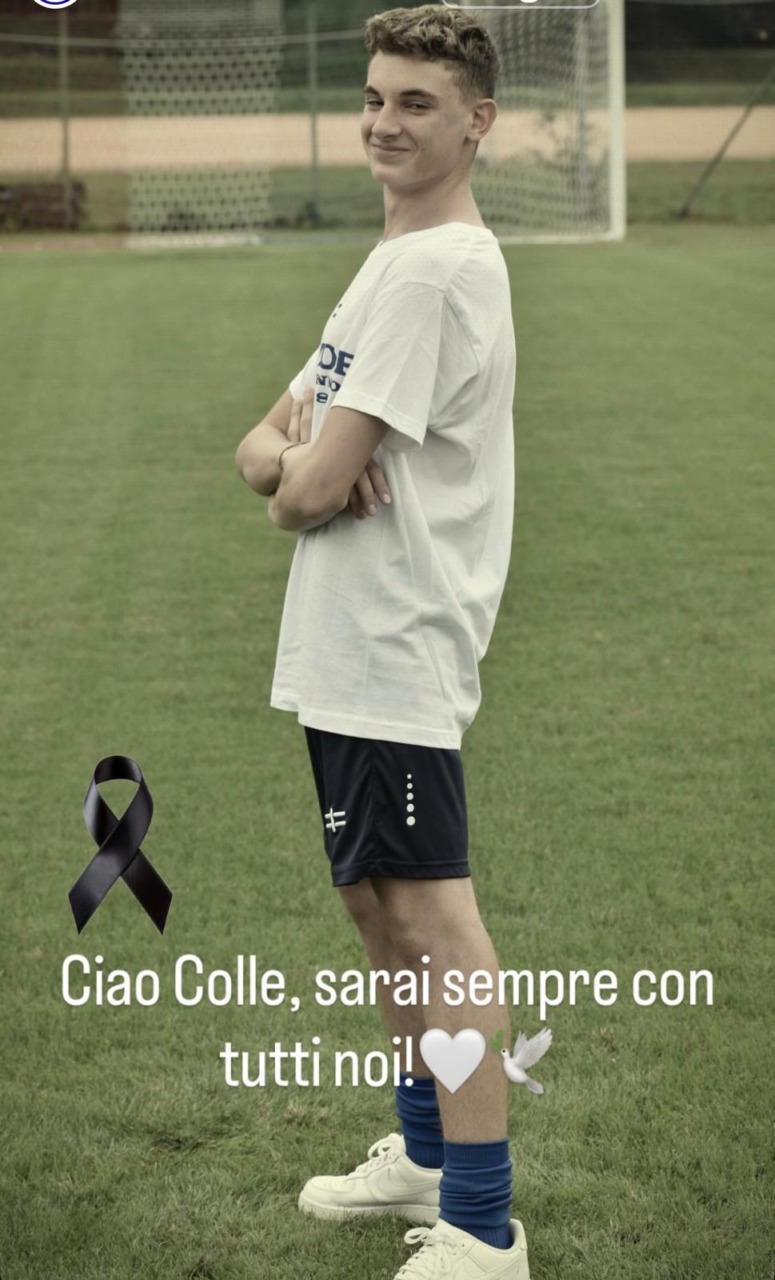 Solidarietà per Alessio Colletti, il 15enne tragicamente scomparso in Liguria