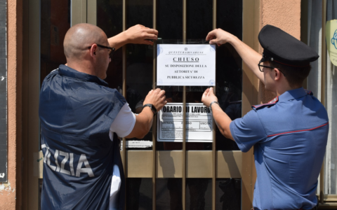 Chiusura temporanea del bar a Besano